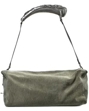 Enfants Riches Deprimes Floral-Handle Shoulder Bag - Green
