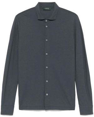 Zanone Jersey Shirt - Grey