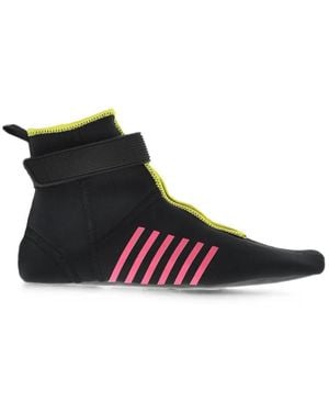 DSquared² Wave Touch-Strap High-Top Trainers - White