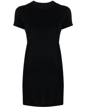 Rick Owens Jersey Thigh-Length T-Shirt - Black