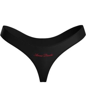 Scandale Tanga Dédicace Bordado - Negro