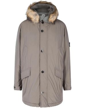 Stone Island Micro Reps Parka - Gray