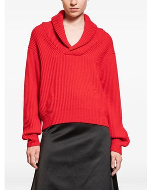 THE GARMENT Como Ribbed Knit Jumper - Red