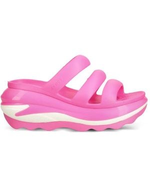Crocs™ Mega Crush Triple-Strap Platform Sandals - Pink