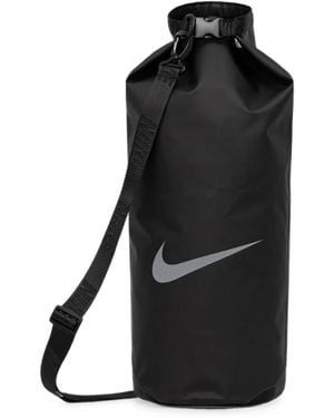 Nike Logo-Strap Travel Bag - Black