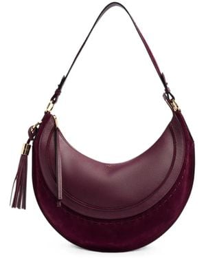 Lancel Bolso De Hombro Hoboheme Mediano - Morado