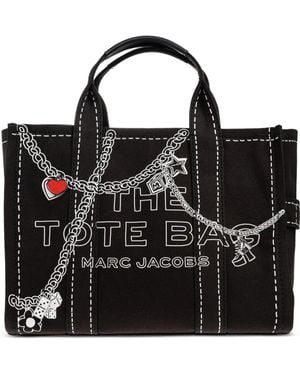 Marc Jacobs Chain-Print Tote Bag - Black