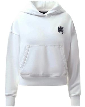 Amiri Ma Core Logo-Print Hoodie - White