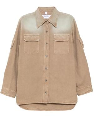 Off-White c/o Virgil Abloh Spray Shirt Jacket - Natural