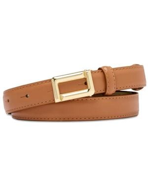 Lancel Angele Adjustable Buckle Belt - Brown