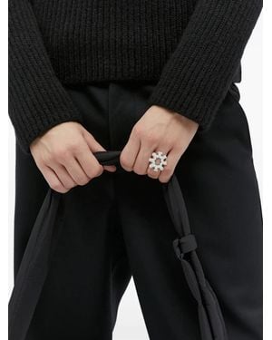 Bleue Burnham Snowflake Ring - Zwart