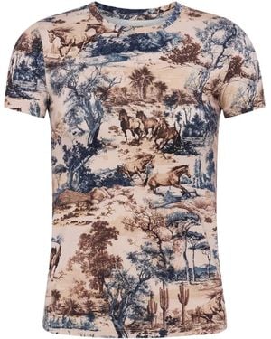 L'Agence Ressi T-Shirt mit rundem Ausschnitt - Grau