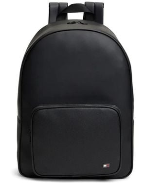 Tommy Hilfiger Perforated-Panel Backpack - Black
