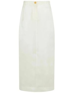 KHAITE Falda de tubo Lucian - Blanco