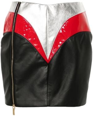 MITILIANE COUTURE Leather Mini Skirt - Black