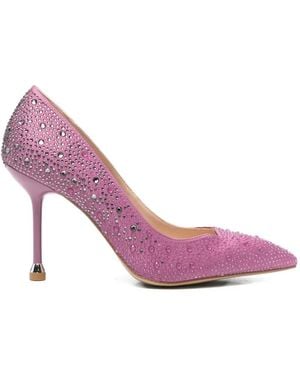 Liu Jo Rhinestone-Embellished Heeled Pumps - Pink