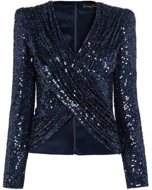 Jenny Packham Misty ブラウス - ブルー