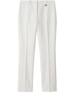 Burberry Pressed Crease Pants - White