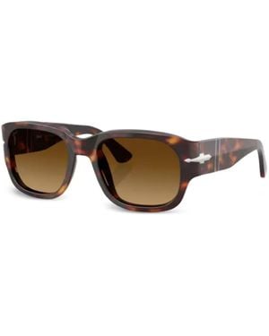 Persol Tortoiseshell-Effect Sunglasses - Brown