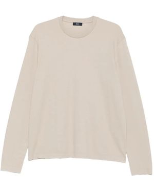 Herno Pullover Mit Rundem Ausschnitt - Natur