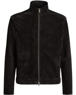 ZEGNA スエード ジャケット - ブラック