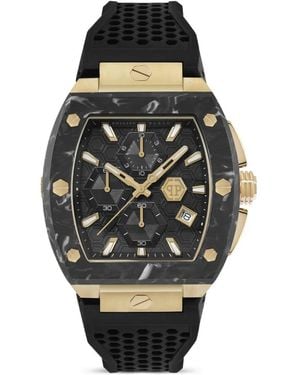 Philipp Plein Montre Hexagon Phantom Chrono 44 Cm - Black