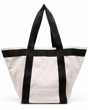 Ambush Medium Logo-embossed Tote Bag - Black
