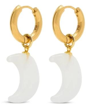 SANDRALEXANDRA Boucles D'Oreilles Lunar - White