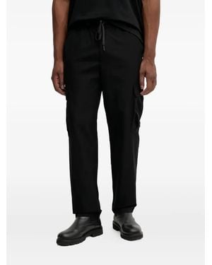 Versace Jeans Couture Pantalon À Poches Cargo - Black