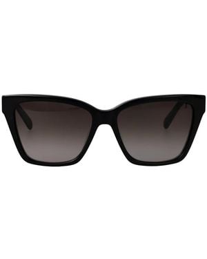Ferragamo Eyewear Gafas De Sol Cat-Eye Con Placa Gancini - Negro