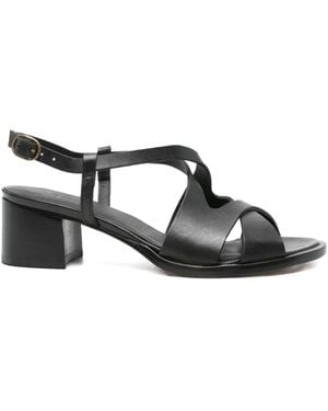 KING TARTUFOLI 45Mm Crossover Ankle-Strap Sandals - Black