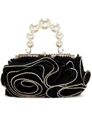Rosantica Mini Holli Shopper Met Ruches - Zwart