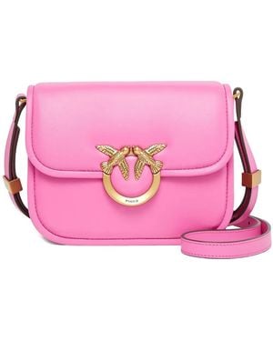 Pinko Love-Birds Flap Mini Bag - Pink