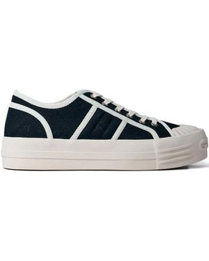 Gucci Logo-Motif Panelled Trainers - Blue