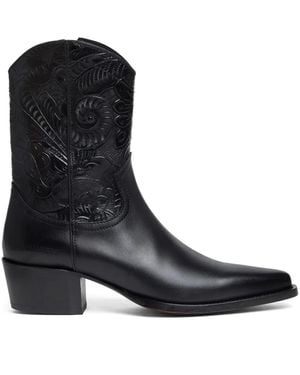 DSquared² City Nights Cowboy Boots - Black
