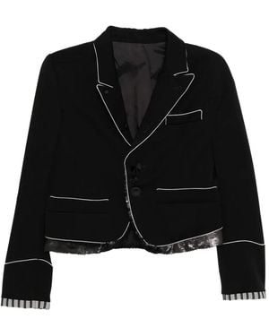 Undercover Paillette-Embellished Blazer - Black