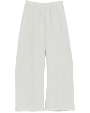 MM6 by Maison Margiela Elasticated-Waist Trousers - White