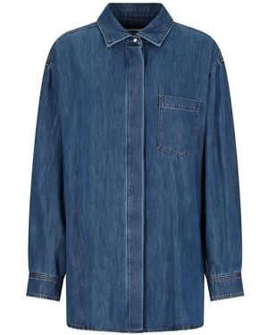 DARKPARK Anne Denim Tailored Shirt - Blue