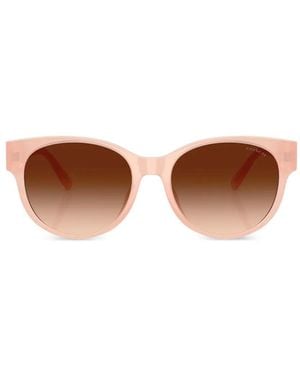 COACH Gafas De Sol Con Montura Redonda - Marrón