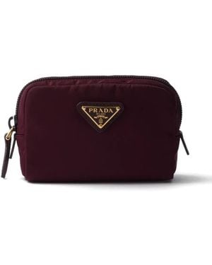 Prada Micro Re-Nylon Clutch - Lila
