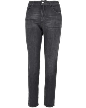 Emporio Armani Slim-Fit Jeans - Grey