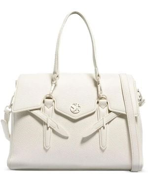 Secret Pon-pon Medium Yalis Shoulder Bag - Natural