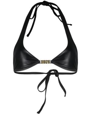 Gcds Neckholder-Bikini - Schwarz