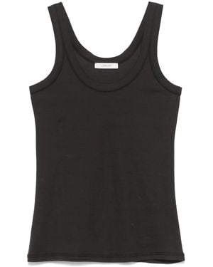 Lemaire Cotton Tank Top - Black