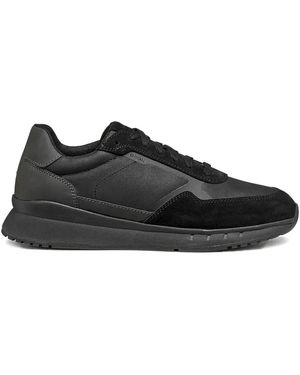 Geox Lace-Up Trainers - Black