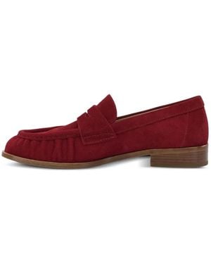 strategia shoes Suede Penny Loafers - Red