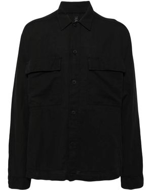 Transit Long Sleeves Pocket Shirt - Black