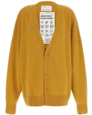 Extreme Cashmere Cardigan N°517 Simo À Col V - Yellow