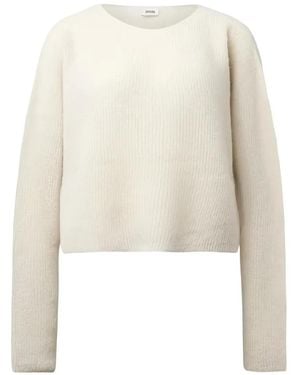 DRYKORN Imeny Cropped Sweater - White
