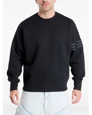 adidas Neuclassics ストライプ スウェットシャツ - ブラック